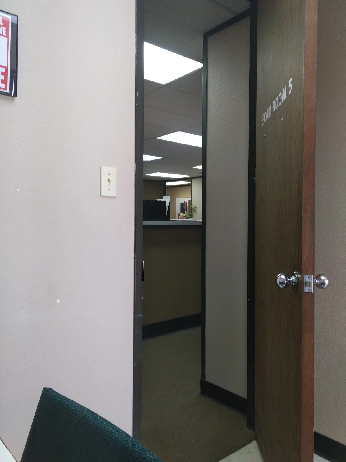 Exterior view of Houston treatment center — flooring