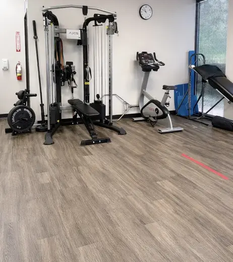 Amenities at Houston treatment center โ flooring